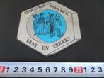 sticker industrie bond NKV  vast en zeker !, Ophalen, Zo goed als nieuw, Bedrijf of Vereniging