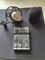 Dap audio cm-87 microfoon + mengpaneel en toebehoren, Muziek en Instrumenten, Mengpanelen, Ophalen of Verzenden, Zo goed als nieuw
