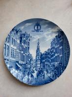 Delfts blauw bord Focke & Meltzer Amsterdam, Antiek en Kunst, Antiek | Wandborden en Tegels, Ophalen