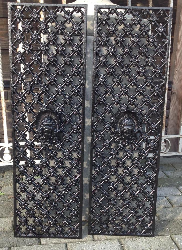 Deurrooster gietijzer Medusa 86/26.8 in twee kleuren., Doe-het-zelf en Verbouw, Deuren en Horren, Nieuw, Overige typen, Minder dan 200 cm