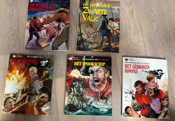 Stripboeken o.a. Roodbaard, Tangy & Laverdure, Hulk, Cooper beschikbaar voor biedingen