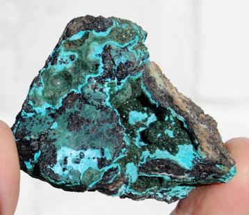 CHRYSOCOLLA en MALACHIET uit LUBUMBASHI in CONGO beschikbaar voor biedingen