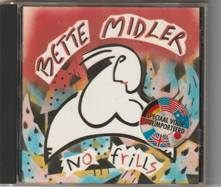 Bette Midler - No frillz, Cd's en Dvd's, Cd's | Pop, Gebruikt, 1980 tot 2000, Ophalen of Verzenden