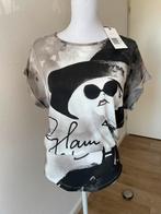 Top blouse Geisha bruin zwart maat XS nieuw, Geisha, Beige, Nieuw, Ophalen of Verzenden