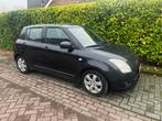 Suzuki Swift 1.3 5DRS 2007 Zwart, Auto's, Voorwielaandrijving, Stof, Zwart, 400 kg