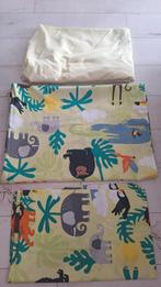 Één keer gebruikt, leuk dekbedovertrek set met jungle print, Overige kleuren, Jongetje of Meisje, Dekbedovertrek, Nieuw