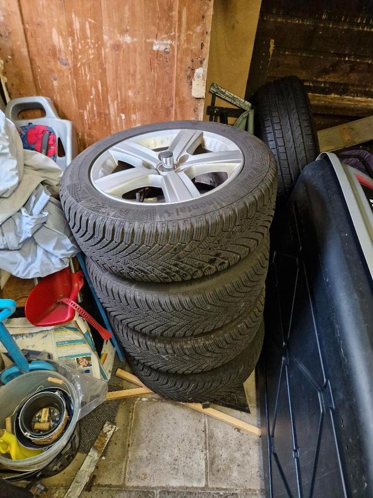 Winterbanden met lichtmetalen velgen Volkswagen VW Golf 7, Auto-onderdelen, Overige Auto-onderdelen, Volkswagen, Gebruikt, Ophalen