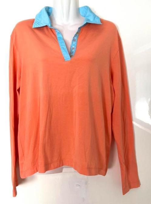Paul & Shark top/shirt maat 44/46 [v], Kleding | Dames, Tops, Zo goed als nieuw, Maat 42/44 (L), Oranje, Lange mouw, Ophalen of Verzenden