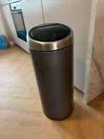 Brabantia prullenbak, Huis en Inrichting, Woonaccessoires | Prullenbakken, Gebruikt, Ophalen of Verzenden, 20 tot 30 liter, Rvs