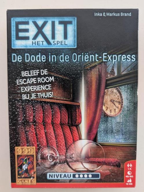 Exit - Escape Room Spel - De Dode in de Oriënt-Express, Hobby en Vrije tijd, Gezelschapsspellen | Bordspellen, Zo goed als nieuw