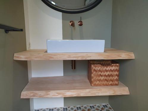 Wastafel meubel planken op maat, Huis en Inrichting, Badkamer | Badkamermeubels, Nieuw, Wasbak of Wastafel, Minder dan 100 cm
