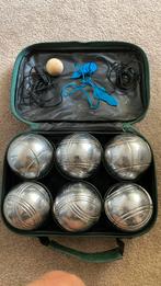 Jeu de boules spel compleet in cassette, Sport en Fitness, Bowlen, Ophalen of Verzenden, Gebruikt, Bal