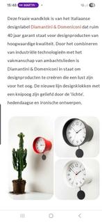 Designklok van Diamantini & Domeniconi rood vorm bloempot, Ophalen of Verzenden, Zo goed als nieuw