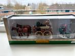 Kerstdorp- paardenwagen, Ophalen of Verzenden, Zo goed als nieuw