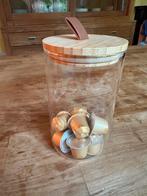 Nespresso glazen cuphouder capsulehouder container dispenser, Ophalen of Verzenden, Zo goed als nieuw