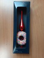kerst - rode kerstboom piek donut van glas - nieuw, Ophalen, Nieuw