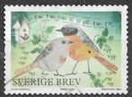 ZWEDEN Brevzegel Lentevogels - Gekraagde roodstaart - 2024, Verzenden, Zweden, Gestempeld