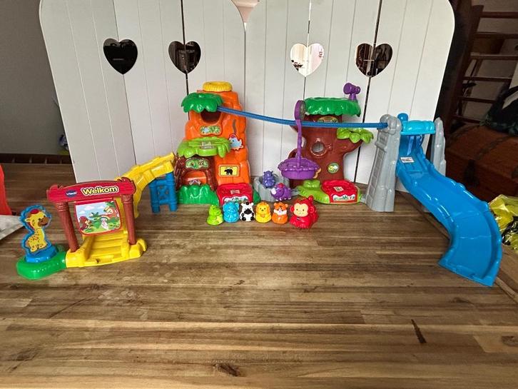Vtech Zoef Zoef Dieren Avonturenjungle, Kinderen en Baby's, Speelgoed | Vtech, Zo goed als nieuw, 2 tot 4 jaar, Ophalen of Verzenden