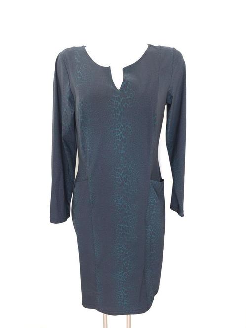Studio Anneloes jurk travel kwaliteit luipaard print maat M, Kleding | Dames, Jurken, Zo goed als nieuw, Maat 38/40 (M), Overige kleuren