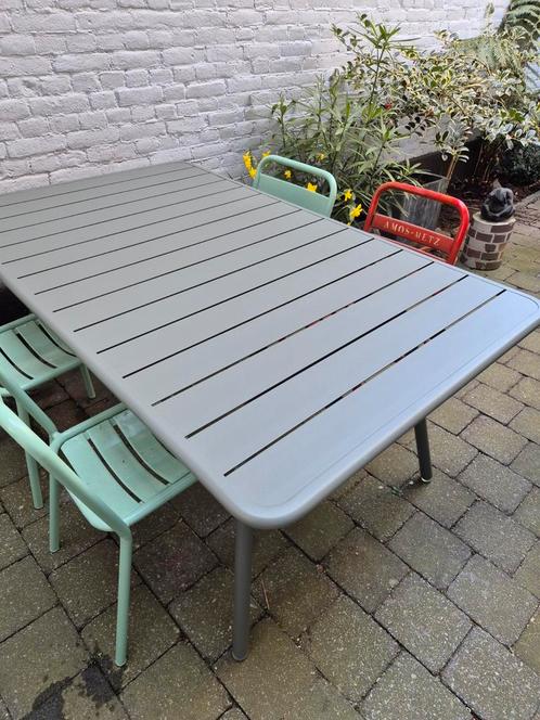 Nieuwe Rozemarijn fermob Luxembourg tafels 165x100, Tuin en Terras, Tuintafels, Nieuw, Rechthoekig, Ophalen