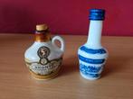 Twee lege miniatuur drankflesjes liqueur flesjes, Ophalen of Verzenden, Gebruikt