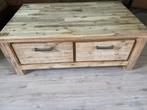 Salontafel massief Acaciahout, 100 tot 150 cm, Zo goed als nieuw, Minder dan 50 cm, Rechthoekig