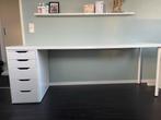 IKEA Bureau 2 meter met ladeblok, Ophalen, Gebruikt, Bureau