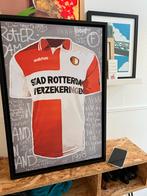 Feyenoord Canvas met Lijst - 60x40, Ophalen of Verzenden
