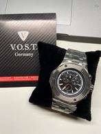 V.O.S.T. Germany V100.001 Steel Chrono heren horloge 44mm, Overige merken, Staal, Polshorloge, 1960 of later