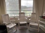 2x Hartman stoelen met bijpassende kussens, Ophalen, Gebruikt, Kunststof