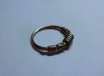 Zilverkleurige ring tribal randje, Sieraden, Tassen en Uiterlijk, Ringen, Gebruikt, 17 tot 18, Dame, Zilver