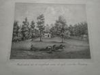 40 / Loenen aan de Vecht Buitenplaats Middenhoek Litho 1836, Ophalen of Verzenden