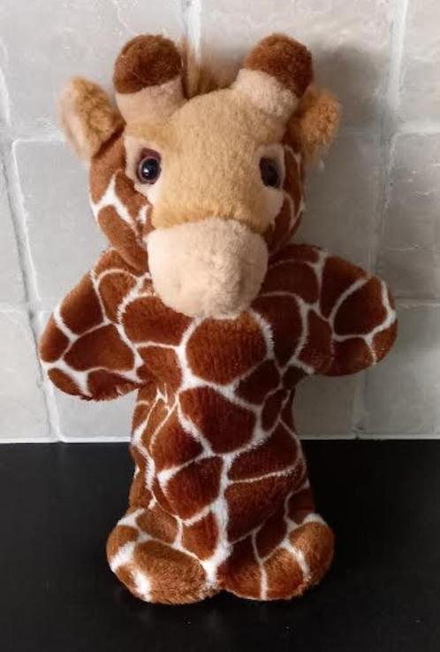 Handpop giraf, Kinderen en Baby's, Speelgoed | Knuffels en Pluche, Zo goed als nieuw, Overige typen, Verzenden