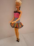 Mooi Barbie jurkje en zwarte hoge hakken. ❤️ Nr 6, Ophalen of Verzenden, Zo goed als nieuw, Kleertjes