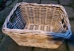 Fietsmand van riet, rieten mand voor fiets 45x33x25cm, Ophalen, Gebruikt, Fietsmand