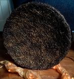 Grote schaal 40 cm - natuurlijk materiaal salim met goudglit, Ophalen of Verzenden, Zo goed als nieuw