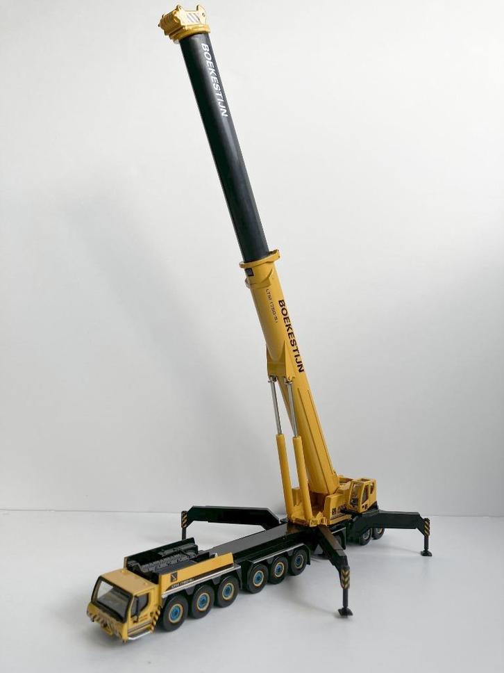 1:87 Liebherr LTM1750-9.1 BOEKESTIJN, Hobby en Vrije tijd, Modelauto's | 1:87, Zo goed als nieuw, Hijskraan, Tractor of Landbouw