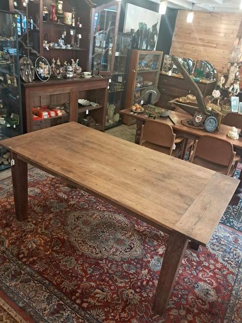 Massieve houten eettafel, Antiek en Kunst, Antiek | Meubels | Tafels, Ophalen