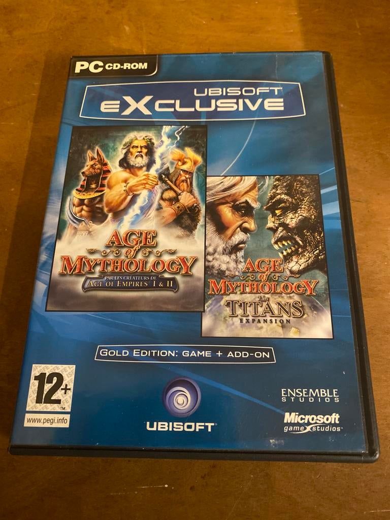 PC Game: Age of Mythology + Titans add-on (Ubisoft), Spelcomputers en Games, Games | Pc, 1 speler, Ophalen of Verzenden, Zo goed als nieuw