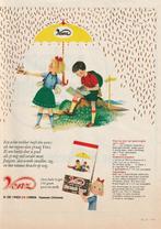 Retro reclame 1964 Venz hagelslag kindjes wandelaars, Verzenden, Overige typen