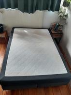1,40 zwart bed te verkopen, ophalen vanaf 6 oktober, Ophalen, Zwart, Tweepersoons, 140 cm