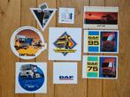 Diverse DAF stickers, 9 stuks, Verzamelen, Ophalen of Verzenden, Zo goed als nieuw, Merk