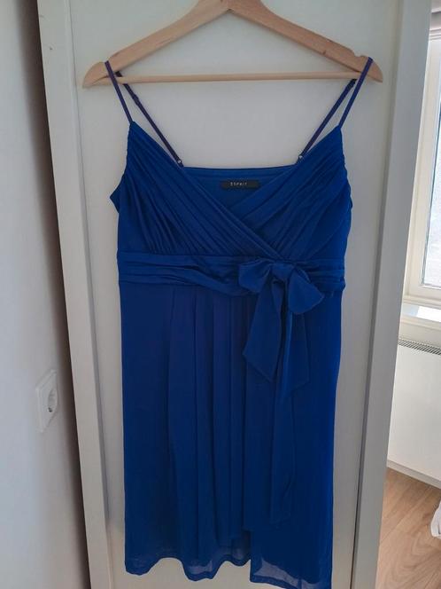 Blauwe cocktailjurk maat XXL Esprit, Kleding | Dames, Gelegenheidskleding, Zo goed als nieuw, Cocktailjurk, Maat 46/48 (XL) of groter