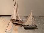 2 oude schaalmodellen van zeiljacht., Hobby en Vrije tijd, Modelbouw | Boten en Schepen, Ophalen of Verzenden, Gebruikt, Overige merken