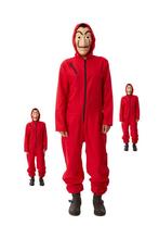 La Casa de Papel kostuum maat S Overall met masker, Kleding | Heren, Carnavalskleding en Feestkleding, Nieuw, Maat 46 (S) of kleiner