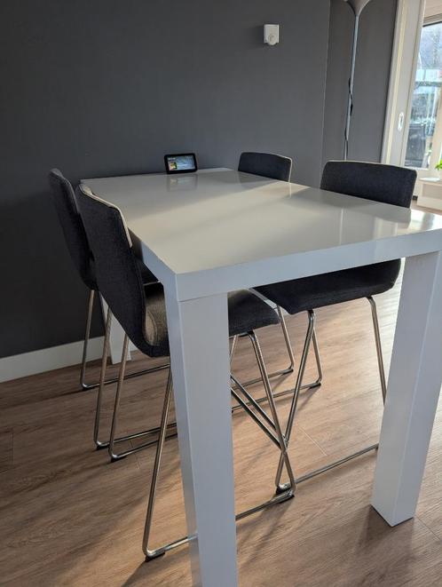 Hoge eettafel 4 personen in hele goede staat!, Huis en Inrichting, Tafels | Eettafels, Zo goed als nieuw, 50 tot 100 cm, 150 tot 200 cm