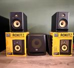 Complete Studio Set Rokit 7 G4 + 12s Subwoofer + Zaor Stands, Ophalen, Nieuw, Minder dan 500 watt, Monitor(versterker)