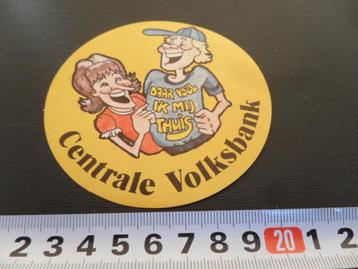 sticker Centrale Volksbank Daar voel ik mij thuis *  beschikbaar voor biedingen