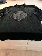 Truitje velours maat M zwart, Ophalen of Verzenden, Zo goed als nieuw, Zwart