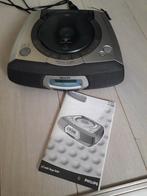 Philips wekker klok radio met cd speler, Ophalen of Verzenden, Gebruikt, Philips, Met radio